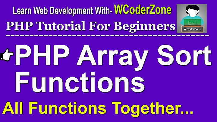 PHP array sort functions example - PHP English Tutorial