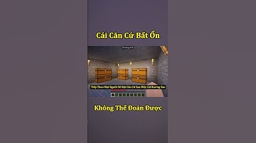 Căn Cứ Bí Mật Bất Ổn Nhất Minecraft Của Hoàng ACC 🤣 #shorts