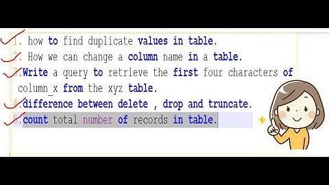 Top 5 SQL interview question||MySQL query interview question||Most asked SQL query in Interview