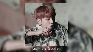 jump - bts (𝒔𝒑𝒆𝒅 𝒖𝒑) Resimi