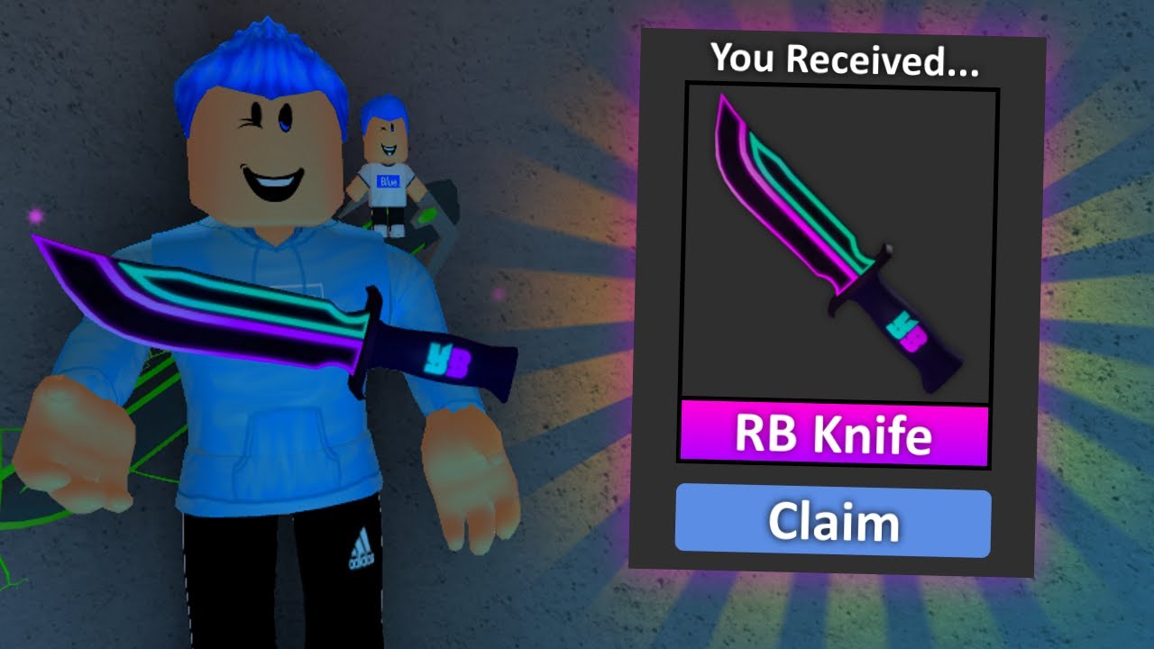 How To Claim Rb Battles Knife In Murder Mystery 2 Youtube - roblox murder mystery 2 knife