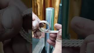 From Wire to Ring 💍 Silver Copper Twist Tutorial