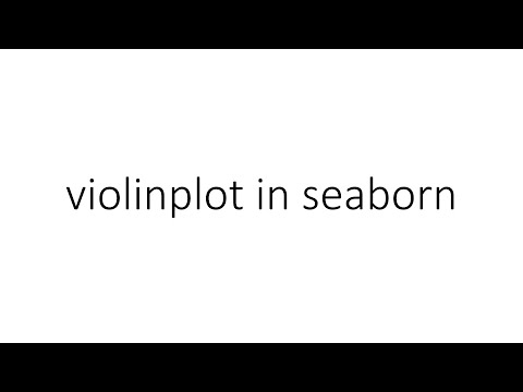 violinplot in seaborn