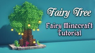 Fairy Minecraft: Fairy Tree Tutorial 🍄🌿✨ Fairytale Fairycore Fairy tail Magical 🌸 Kelpie The Fox