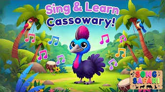 Cassowary Capers! | Discover the Dinosaur Bird | Exciting Animal Song for Kids | Song Safari thumbnail