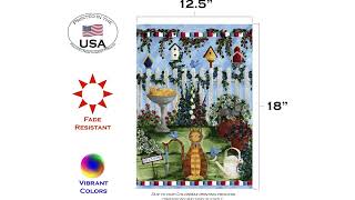 Toland Home Garden Cats Garden Cat Flag Review