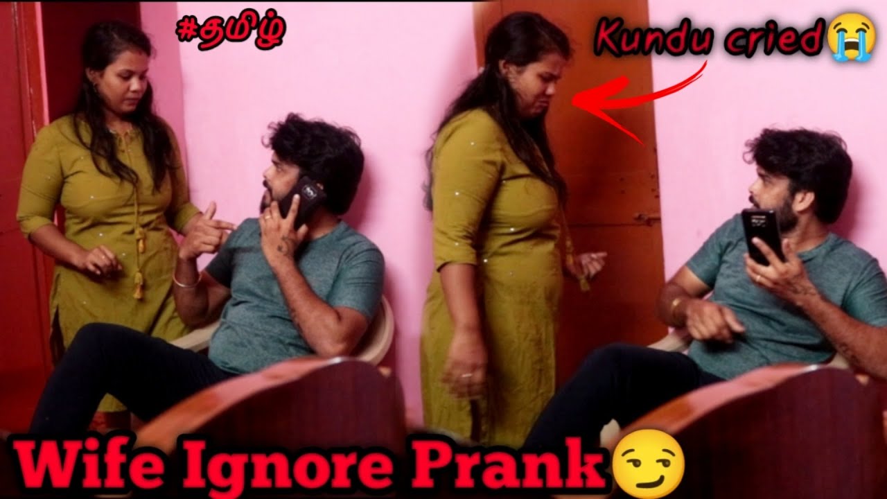 wife Ignore prank😂 Kundu cried😭@sivawithsanthosh