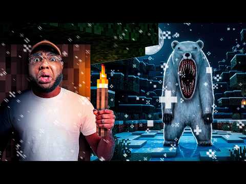 QUANDO COMEÇA A NEVAR, ESSE URSO TE CAÇA NO MINECRAFT! - ICE BEAR