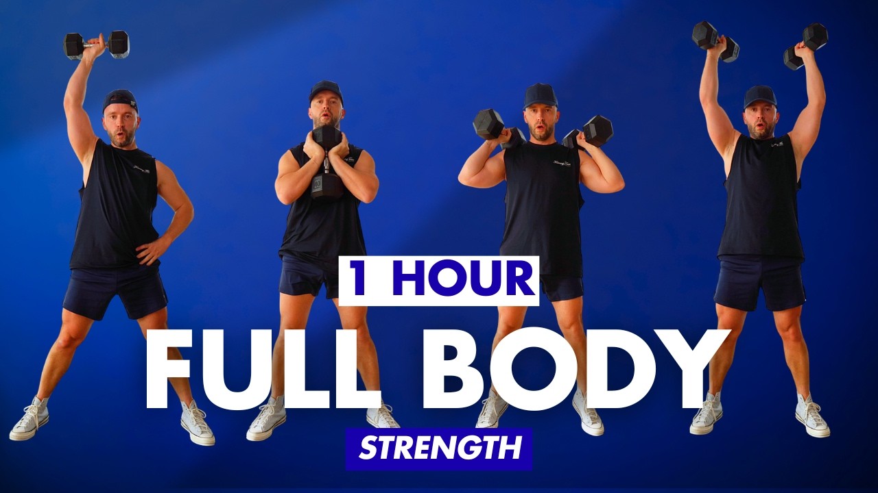 1 HOUR FULL BODY WORKOUT 🔥  Strength + Conditioning