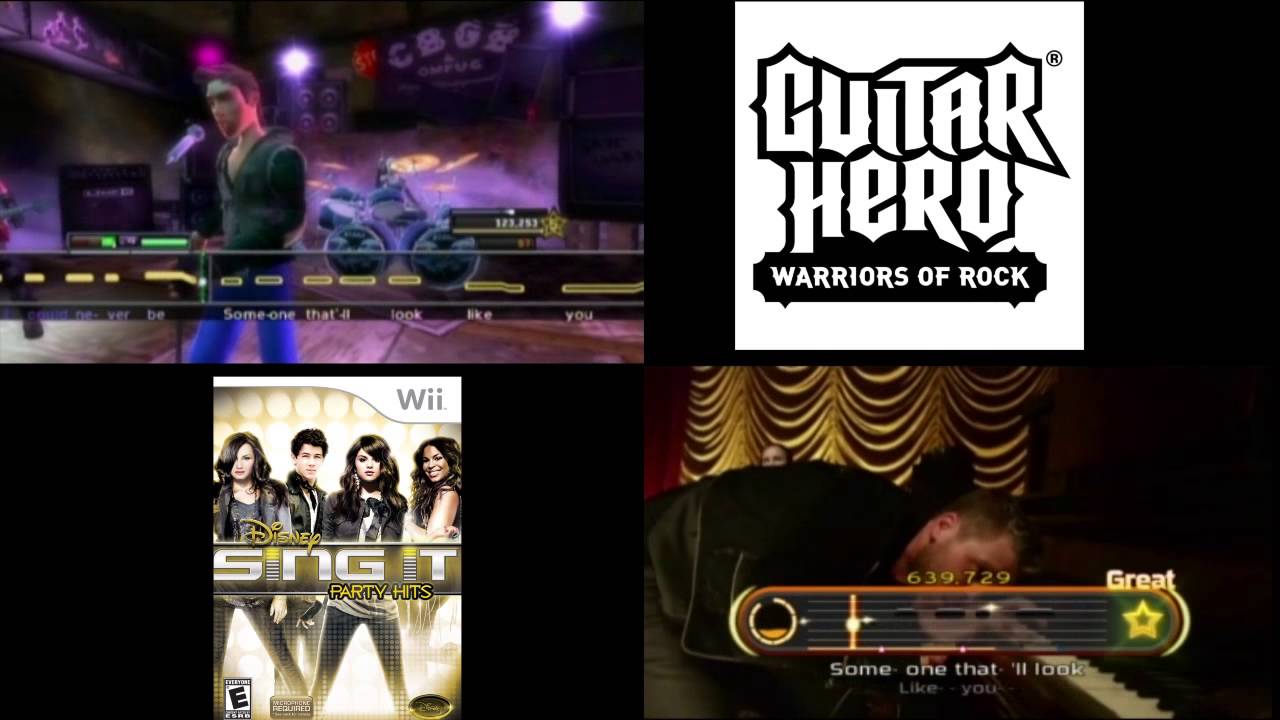 Guitar Hero: Warriors of Rock/Disney Sing It: Party Hits - All The Right Moves