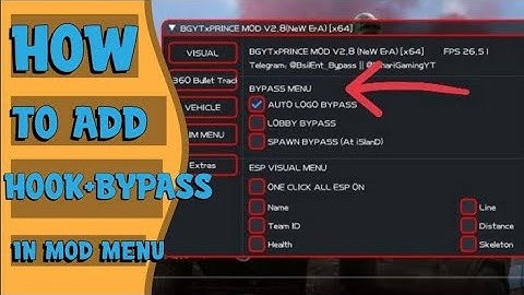 HOW TO ADD HOOK BYPASS IN SRC ! BGMI MOD MAKING PART - 5 🔥