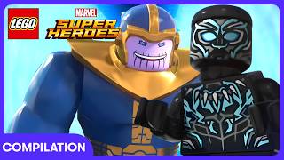 black panther vs thanos lego marvel superheroes wildbrain