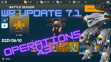 WR Update 7 1 New Operations Pass x 3