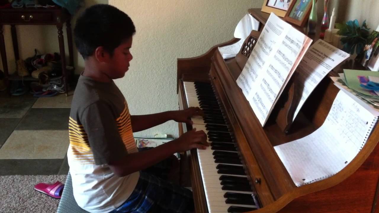 Adam Playing The Entertainer - YouTube