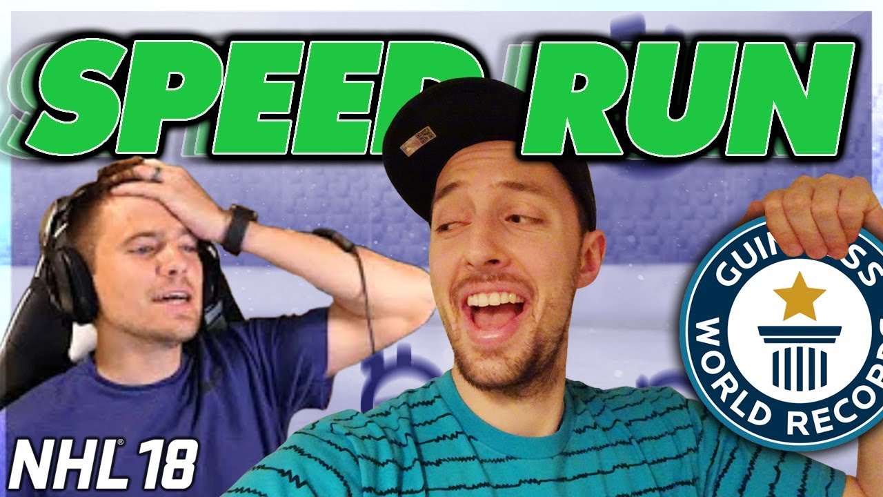 BEATING NASHER'S NHL 18 SPEED RUN *NEW WORLD RECORD* YouTube