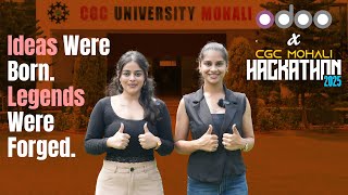 Odoo ร CGC Mohali Hackathon 2025 | Innovation, Teamwork & Tech Sparks #cgcuniversitymohali