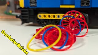 LEGO Haul and Traction for Trains! Alternative Rubber Tyres for Train Wheels.