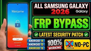 🔥Finally Working! Samsung FRP Bypass | Android 15/16/17 | All Models 100% Method 2026 | New Trick 🔥Finally Working! Samsung FRP Bypass | Android 15/16/17 | All Models 100% Method 2026 | New Trick