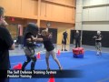 Full contact training with the self defense training system sdts