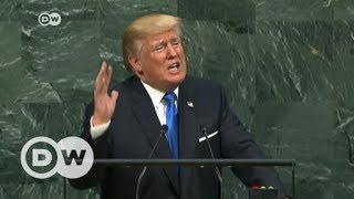 UN-Rede: Trump warnt "Schurkenstaaten" Nordkorea und Iran | DW Deutsch