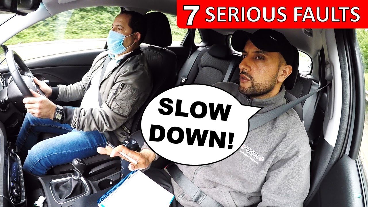 Caught Speeding On Driving Test | DRIVING FAIL - YouTube