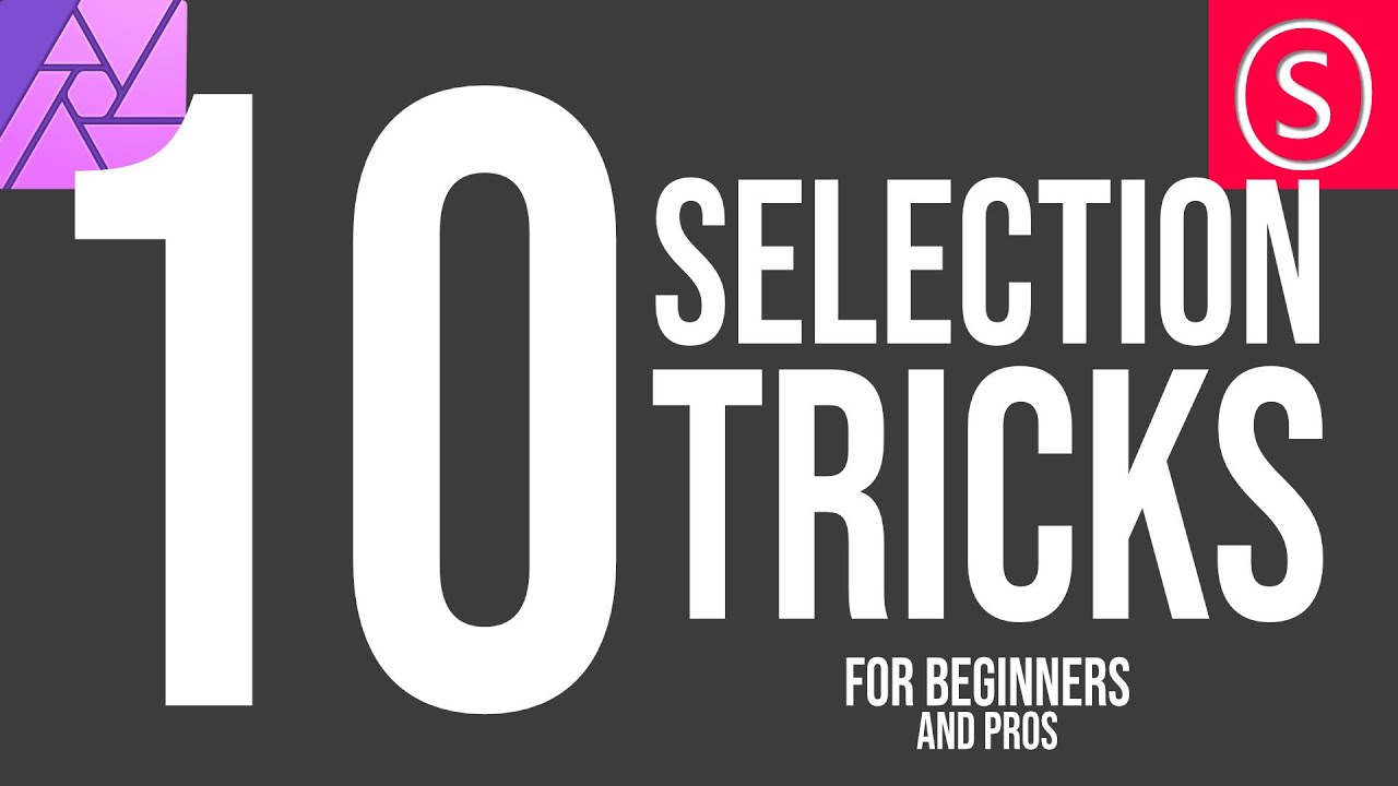 10 Selection Tool Tricks you need to know – Affinity Photo Beginner Tutorial 10 Selection Tool Tricks you need to know – Affinity Photo Beginner Tutorial