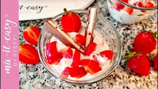 Blitz  Erdbeer  Schokodessert | Thermomix TM6 | mix-it-easy