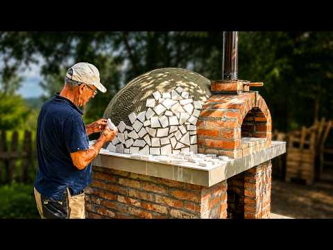 Building the Pizza Oven - Final Phase of the Project with My Father
