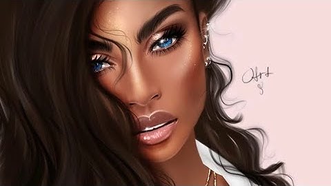 Ems Portrait *Commission* IMVU Speedpaint Procreate