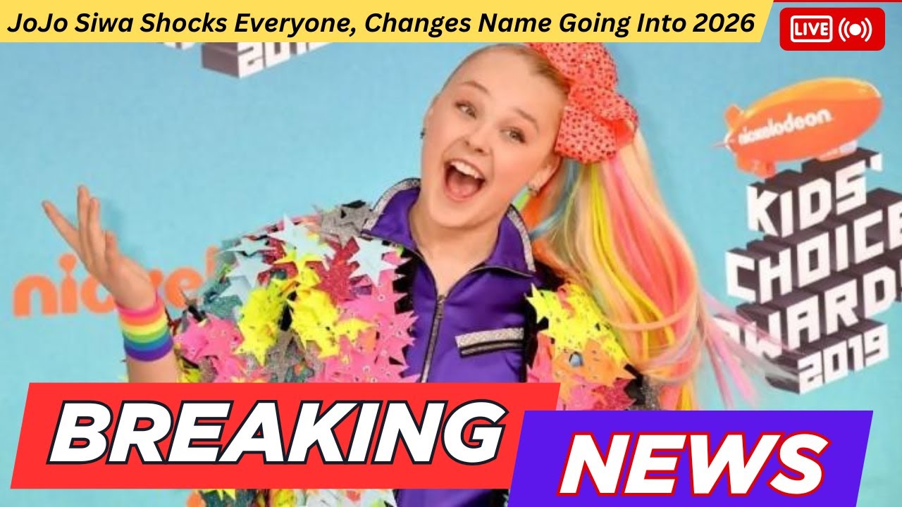 ДжоДжо Сива шокировала всех, сменив имя перед 2026 годом.