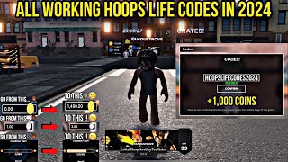 All Working Hoops Life Codes In 2024 !! | Hoops Life