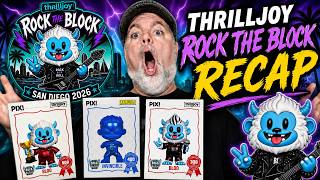 SDCC Thrilljoy Rock the Block Recap! Pulls, Games, Food, Reveals, and Friends!