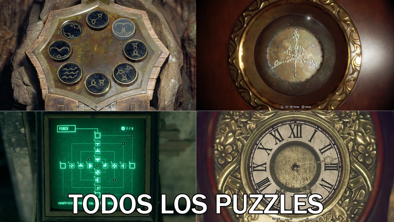 RESIDENT EVIL 4 Remake - TODOS LOS PUZZLES EN LAS DIFERENTES ...