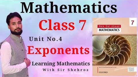 Mathematics 7th | Exponents| |Exercise 4 | Oxford | New Get Ahead Math |