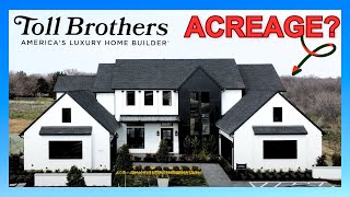 New Home Tour Toll Brothers On An Acre Near Frisco Texas. Brand New Community Of Windsor Springs