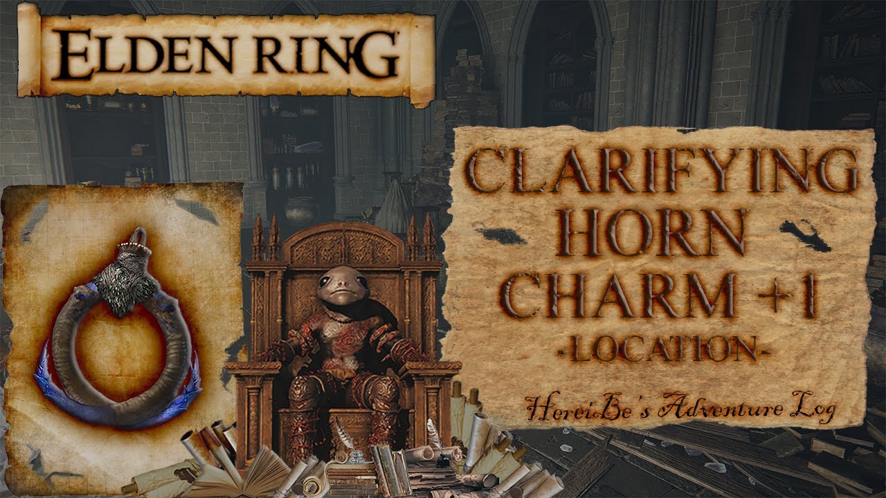 Clarifying Horn Charm +1 Location Elden Ring YouTube