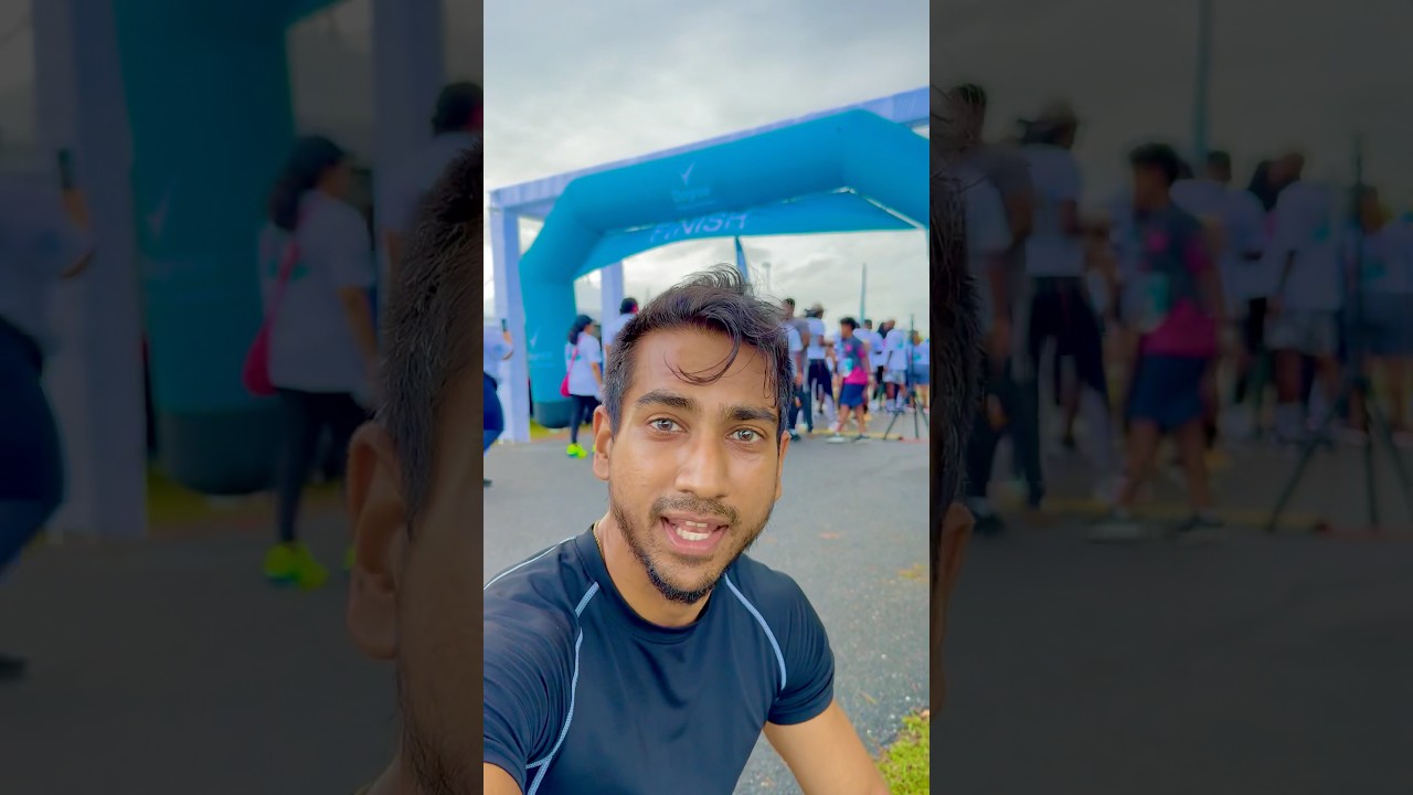 I ran the Degree 5K at Brian Lara Cricket Academy