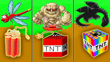 ONE VÀ NOOB YETI THỬ THÁCH CHƠI MINI GAME TNT PHÁ MAP VÀ NHỮNG CON PET VIP NHẤT TRONG MINECRAFT
