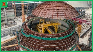 Mega Construction Project. Building Process Of Nuclear Power Plant With Capacity Of 2.4 GWe- $12.65B