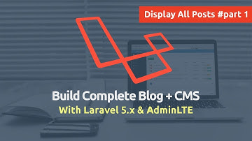 Build Complete Blog + CMS with Laravel 5.x & AdminLTE - Display all posts - Part 1