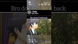 Hikigaya hachiman | oregairu | #anime #animeedit #oregairu #shorts