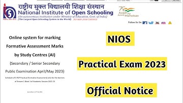 Nios Online System For Marking Formative Assessment Marks | Task Is Helping (NIOS) #nios