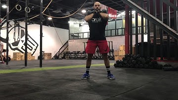 Functional Strength - Double Kettlebell Front Rack Squat Pulse 1/4 - ON AIR