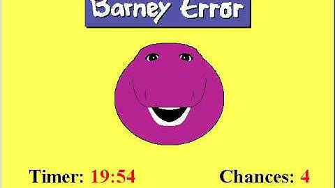 Barney Error - Before The Finale but there