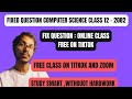 Fix question : Online class for computer class 12 on tiktok