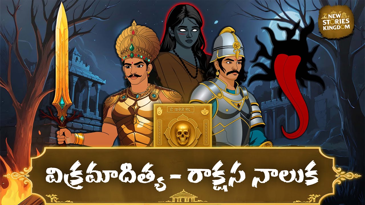విక్రమాదిత్య - రాక్షస నాలుక | STORIES IN TELUGU | తెలుగు కథలు | TELUGU KATHALU