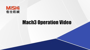 How to use the MACH3 control system for CNC router operation