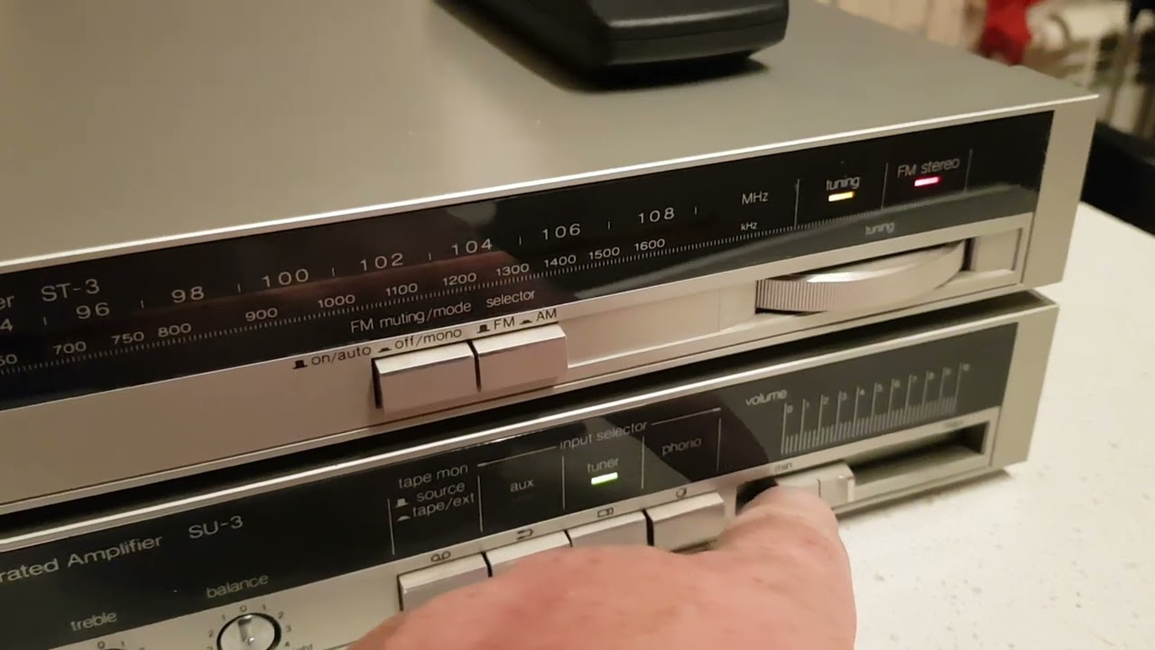 Technics SU-3 アンプ ST-3 チューナー RS-5 .SL-3 Technics ST-3,SU-3 89046086831 - YouTube