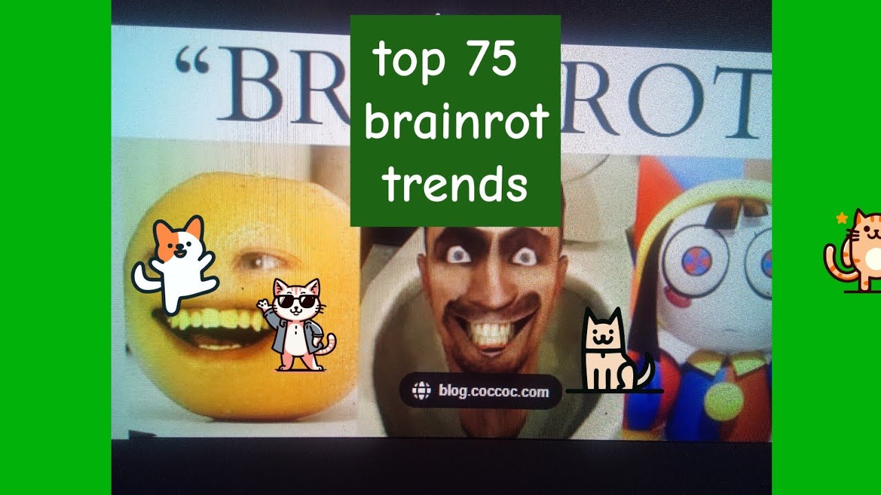 TOP 75 BRAINROT TRENDS - YouTube