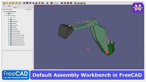 Overview of FreeCAD Default Assembly Workbench | FreeCAD Tutorial | 3D Modeling | Mechnexus |
